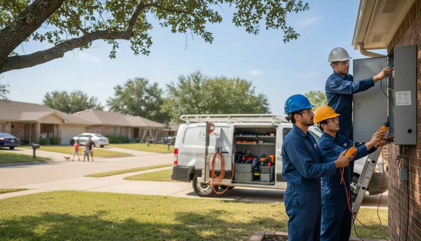 Certified electrician providing emergency electrical services in Shirley, NY